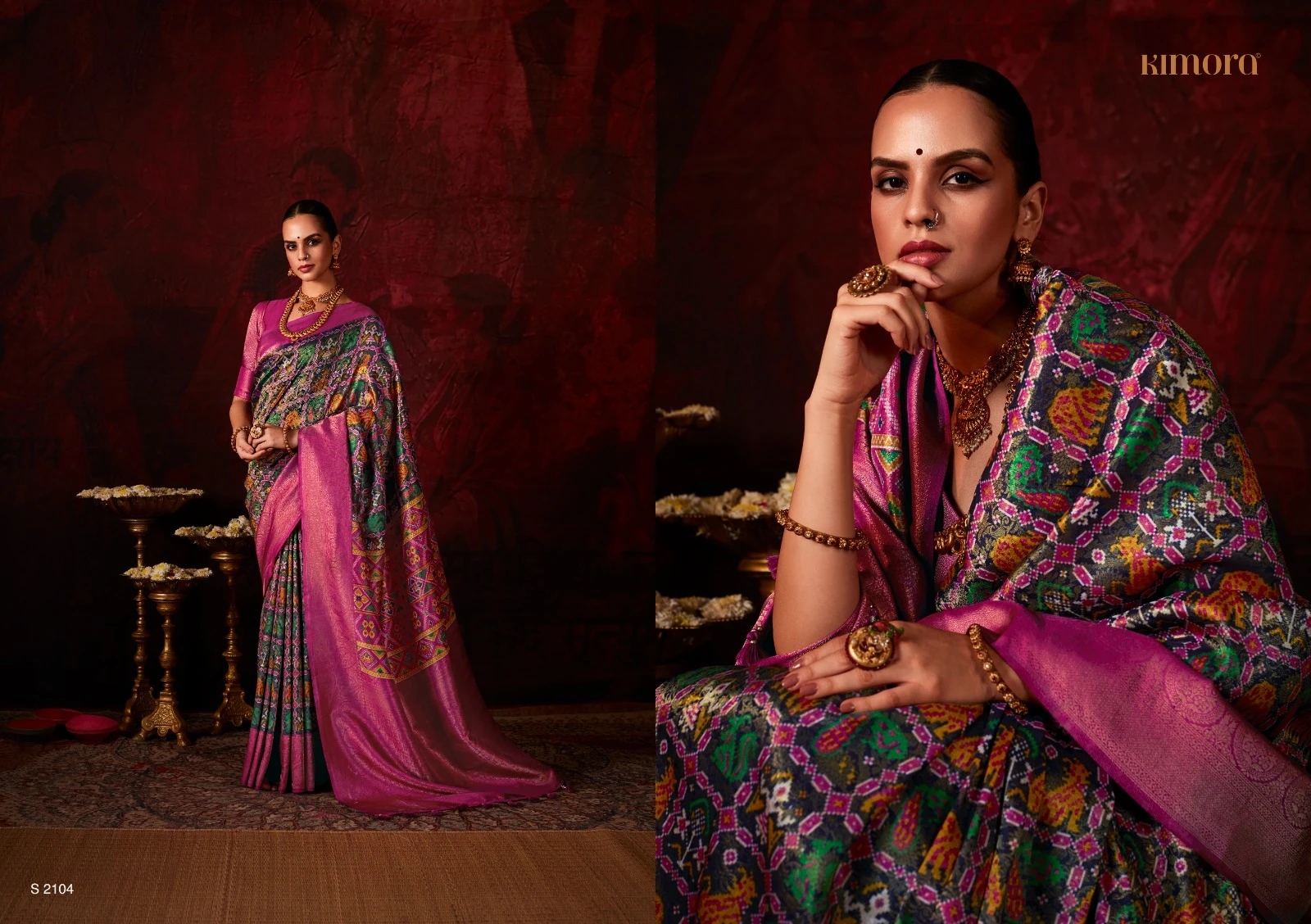 Kimora Laskhmi Soft Silk Wholesale Fancy Sarees Catalog — Wholesale Sarees, Kimora wholesale from Surat - Gallery Image 8